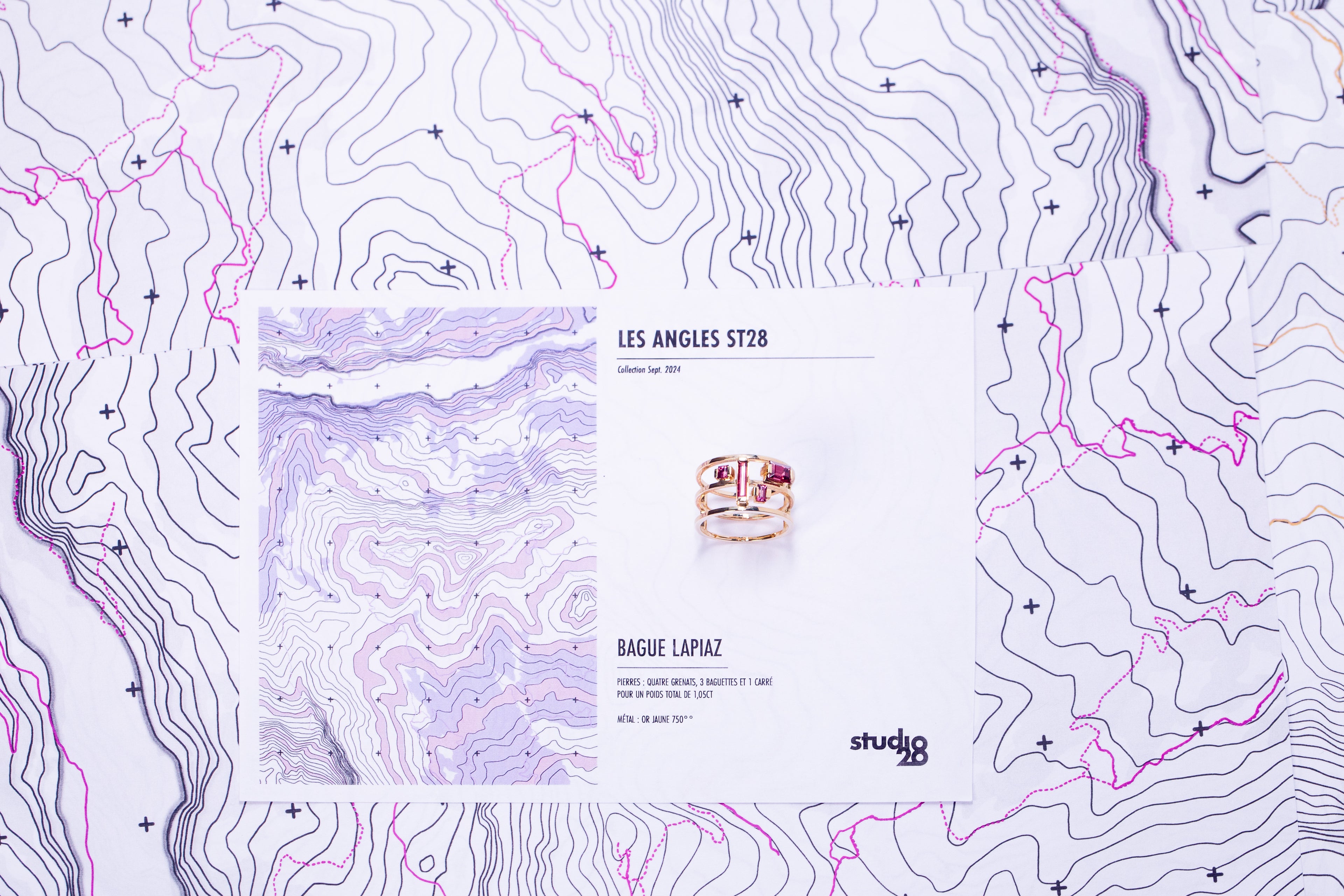 Bague Lapiaz Grenats