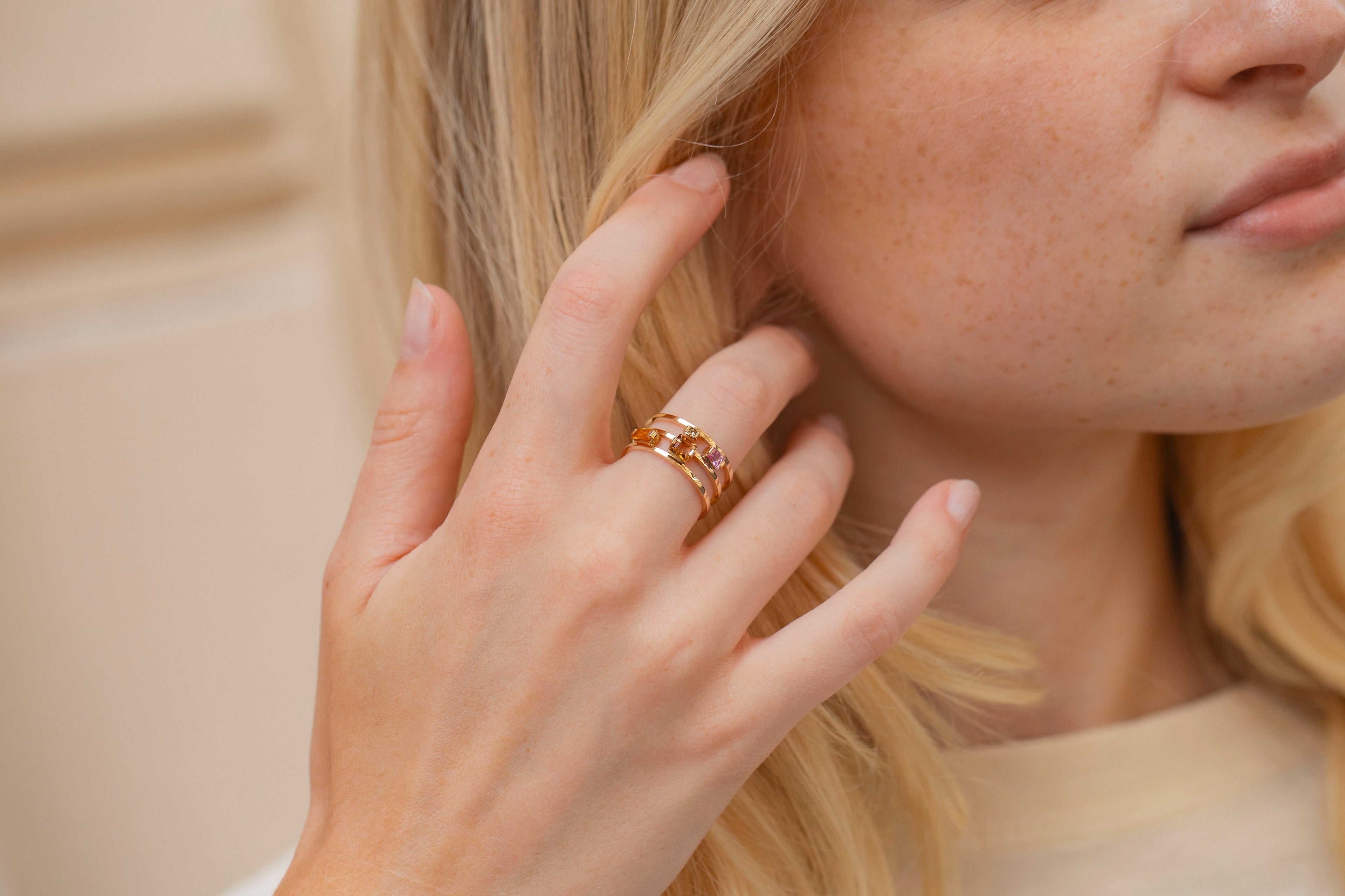 Bague Lapiaz Saphir Tourmaline Diamant