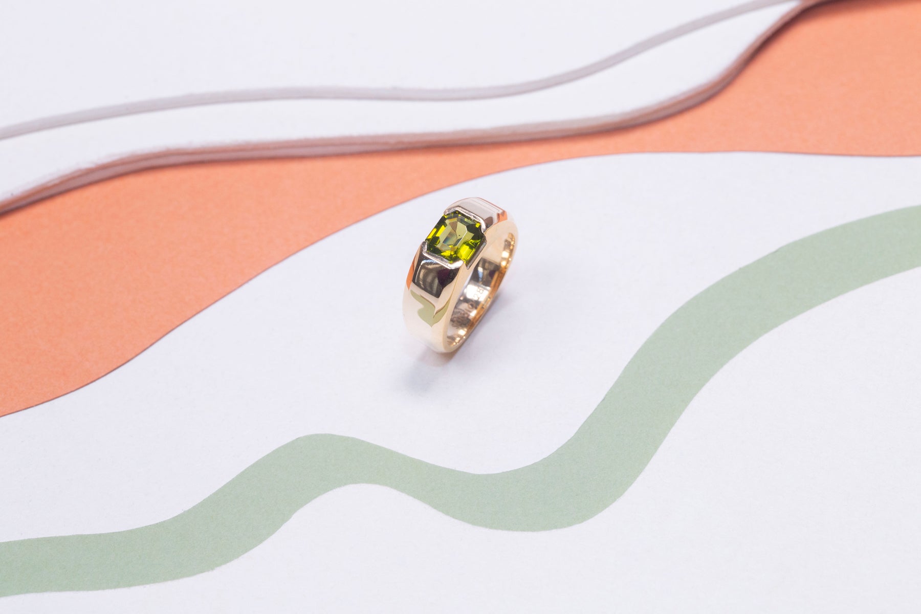 Bague Phénomène Chevalière Péridot