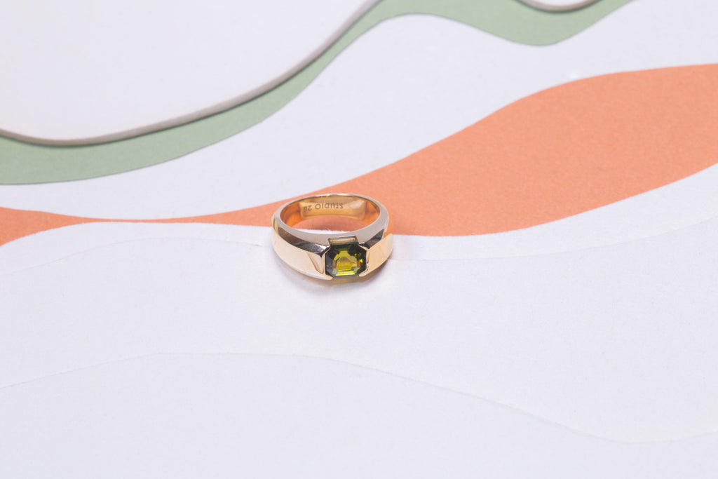 Bague Phénomène Chevalière Péridot