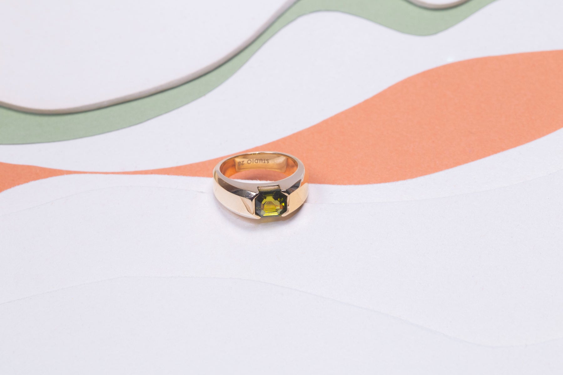 Bague Phénomène Chevalière Péridot