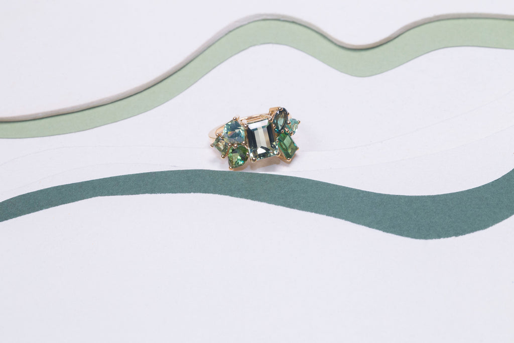 Bague Glacier Prasiolite
