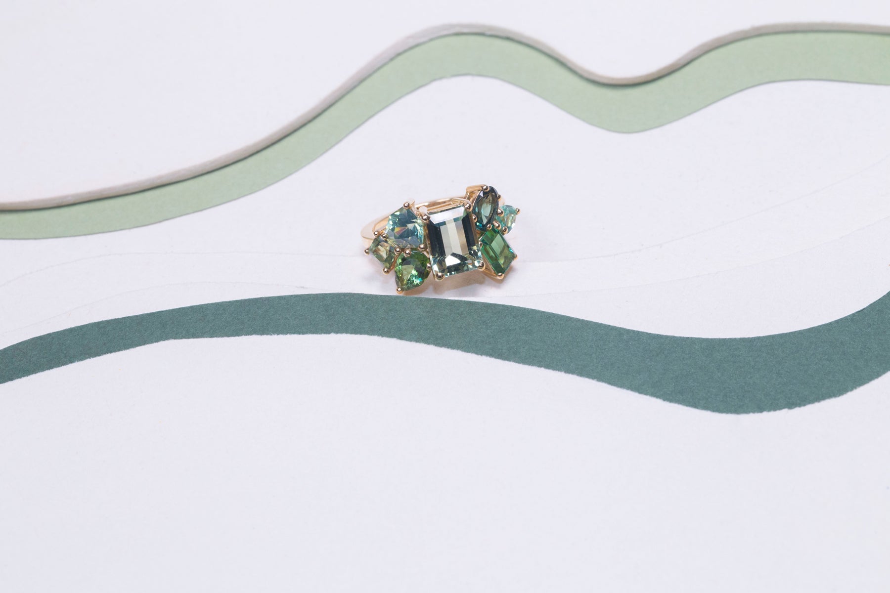 Bague Glacier Prasiolite