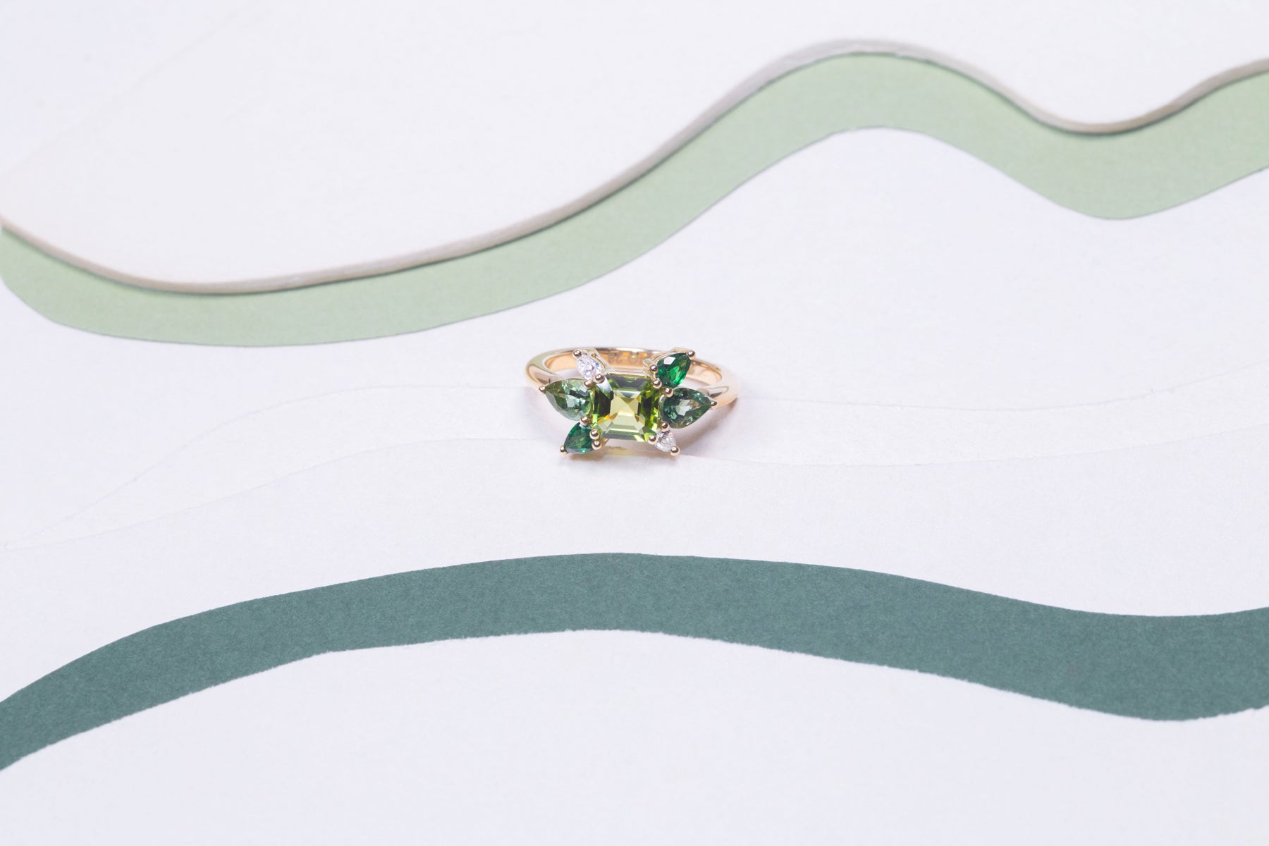 Bague Mini Glacier Verte