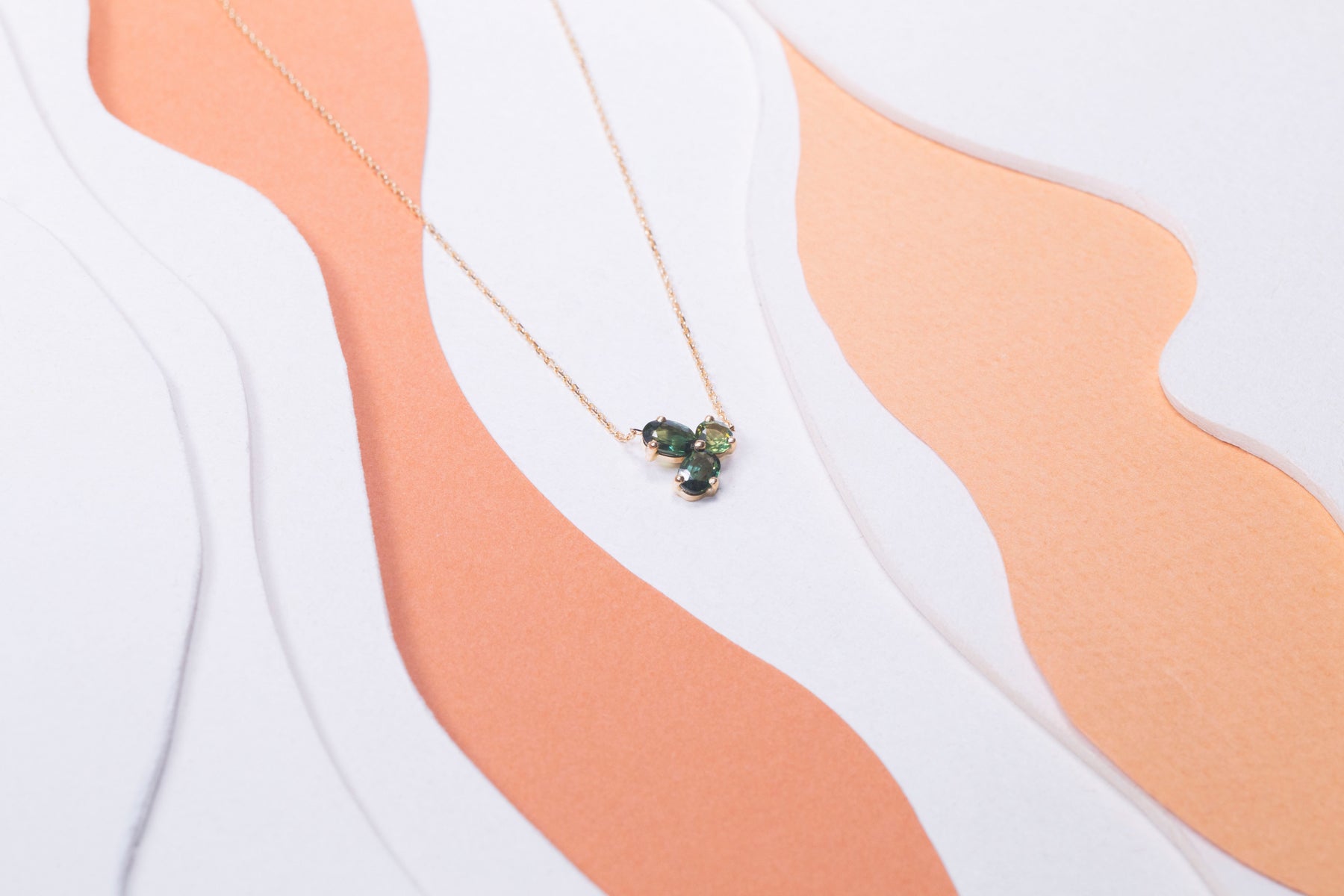 Collier Rivière Vert