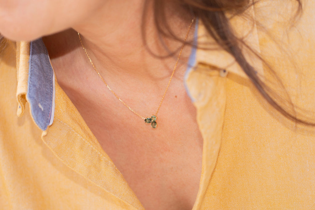 Collier Rivière Vert