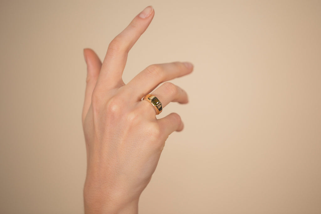 Bague Phénomène Chevalière Péridot