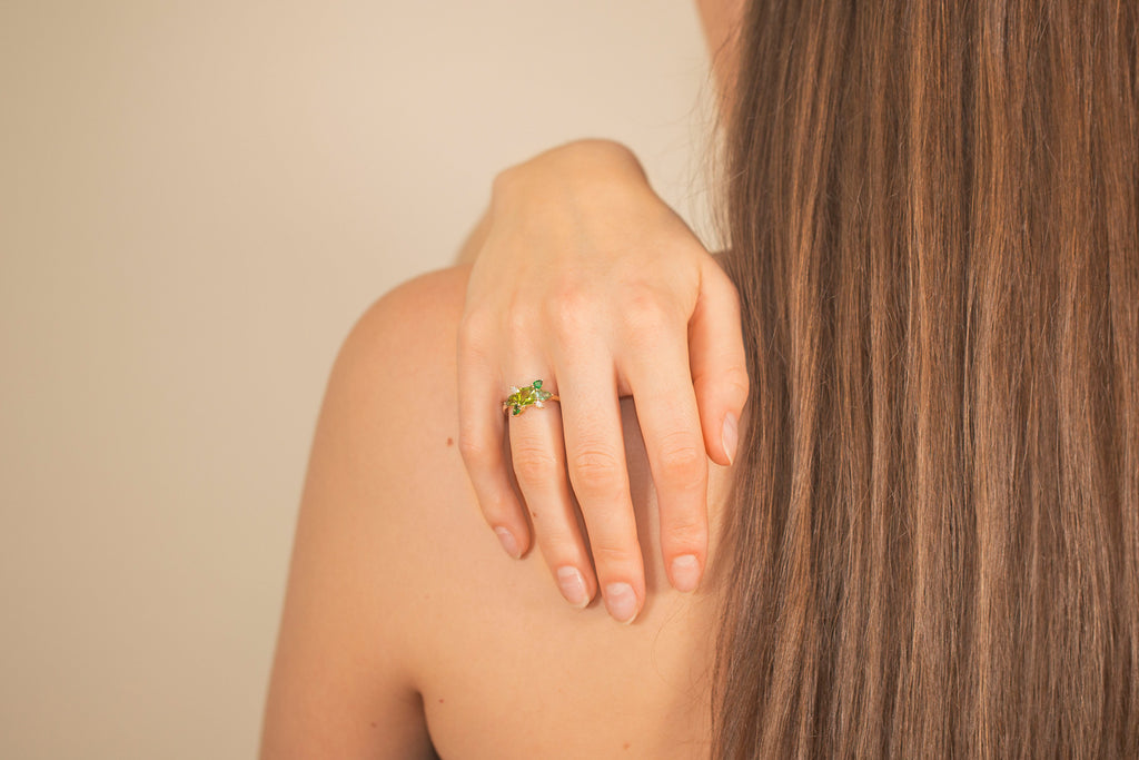 Bague Mini Glacier Verte