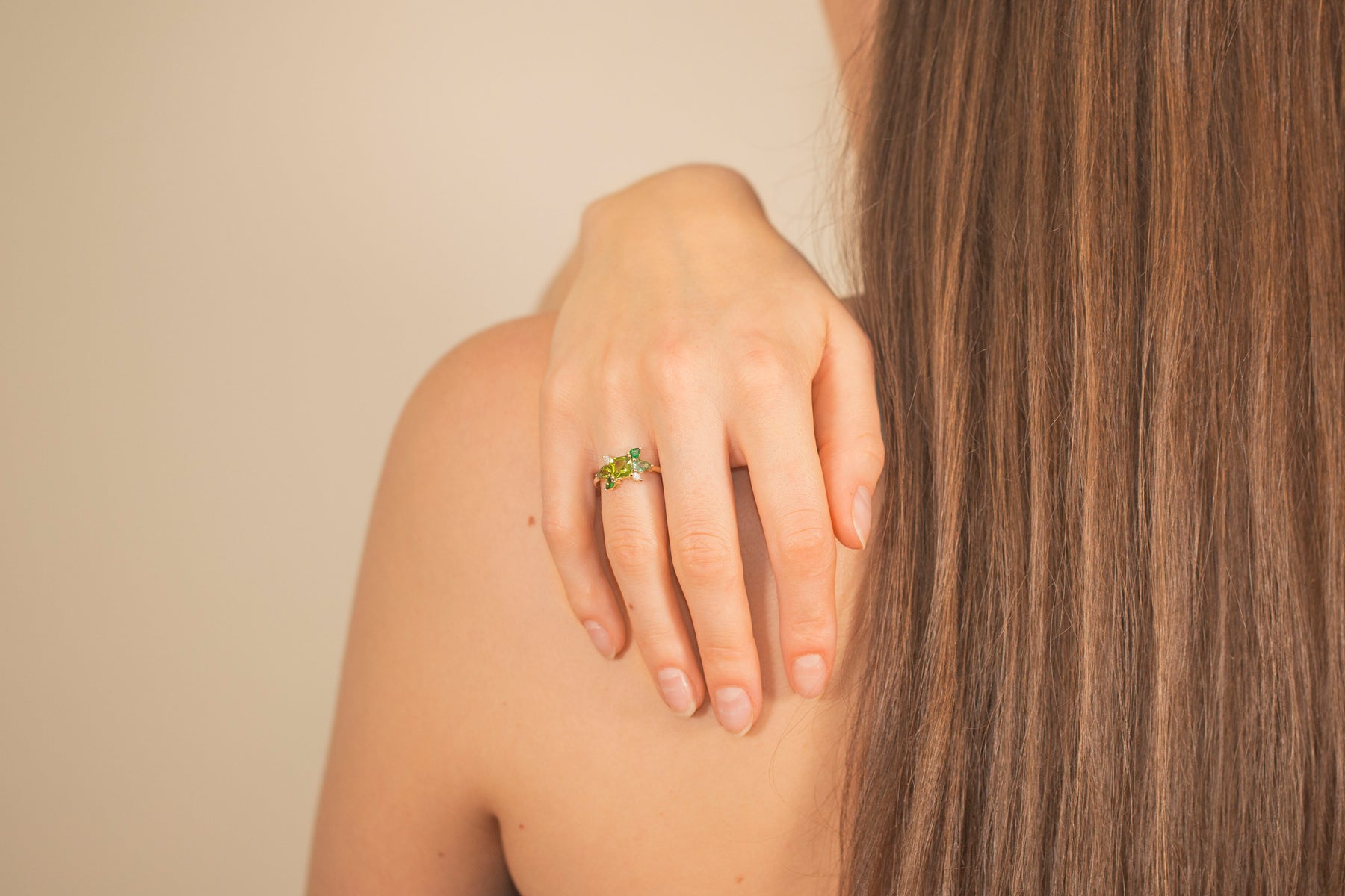 Bague Mini Glacier Verte