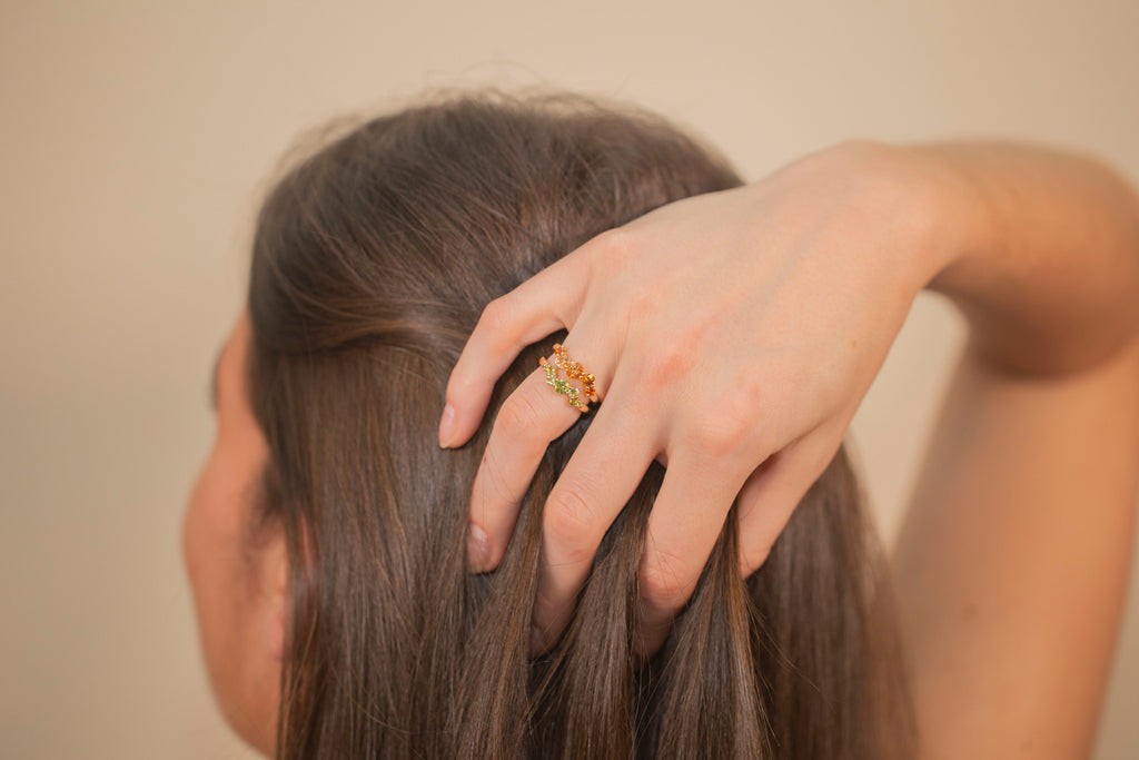 Bague Relief Péridot