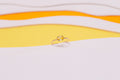 Bague Monolithe Saphir Jaune Horizontal