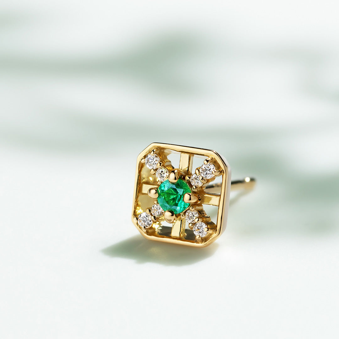 Boucle d'oreille Petit Jardin