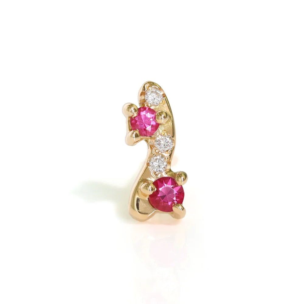 Boucle d'oreille Sakura