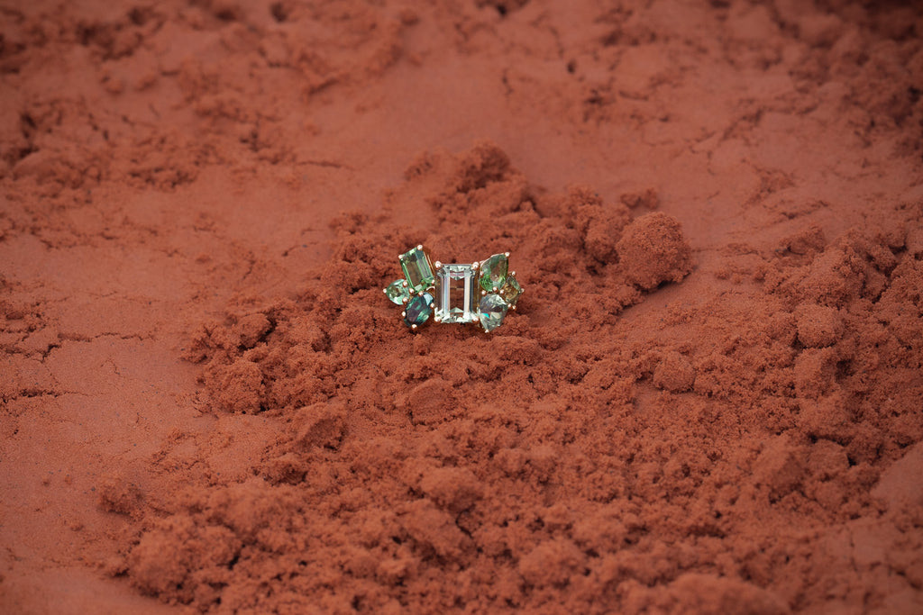 Bague Glacier Prasiolite