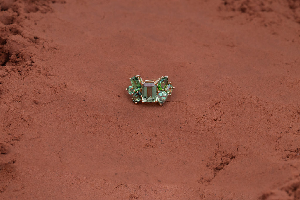 Bague Glacier Prasiolite