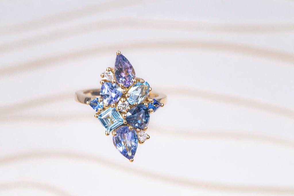 Bague Aurore Bleu