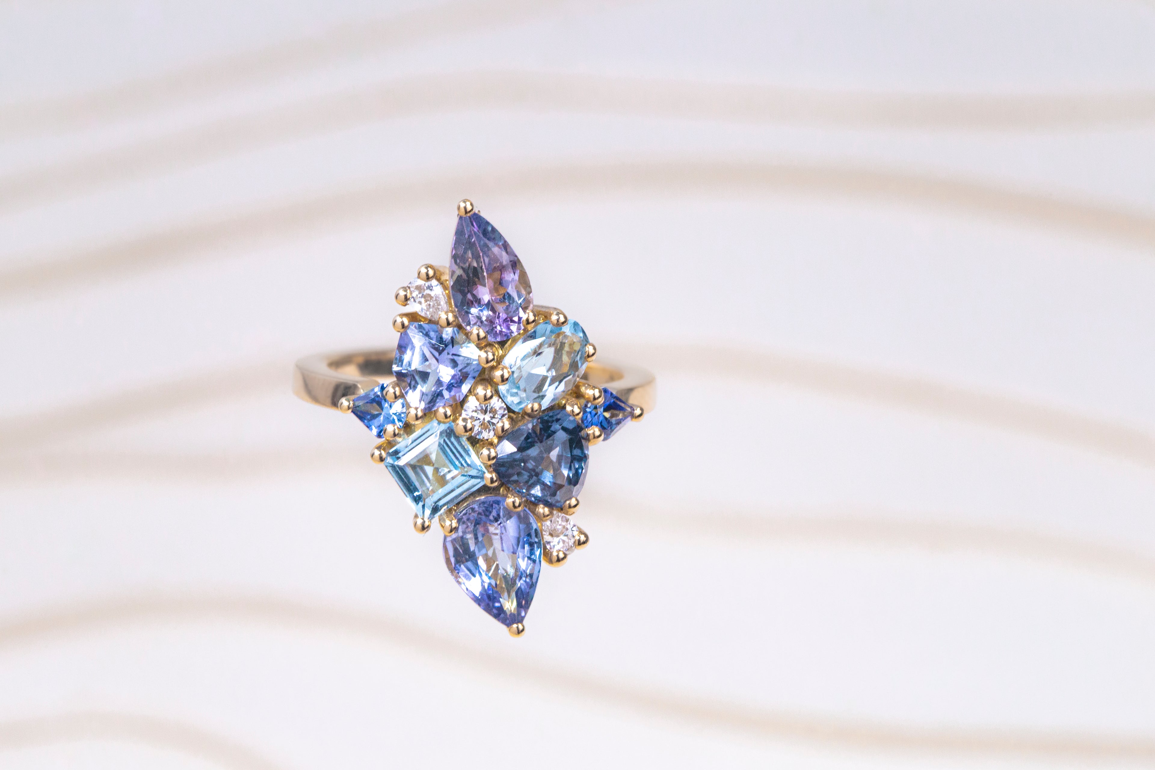 Bague Aurore Bleu