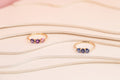 Bague Cascade Saphir Bleu