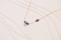 Collier Rivière Saphirs Aigue-Marine