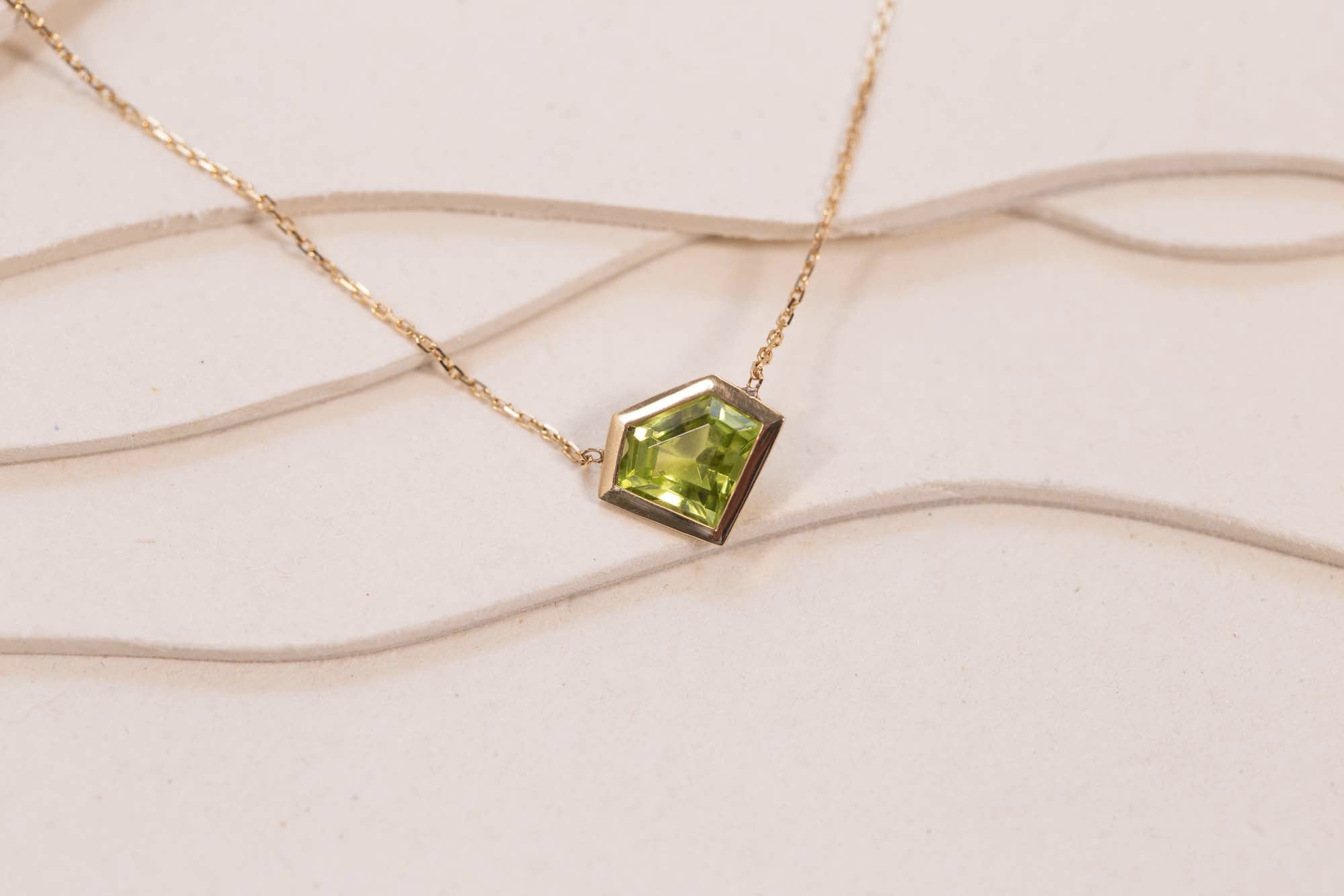 Collier Strate Péridot
