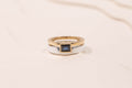 Bague Sérac Double Saphir Bleu