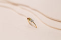 Bague Cascade Citrine Péridot Aigue-Marine