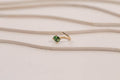 Boucle d'oreille Piton Double Tsavorite