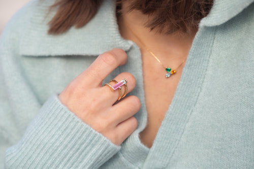 Bague Altitude Tourmaline Diamants