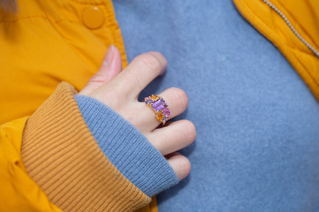 Bague Glacier Améthyste