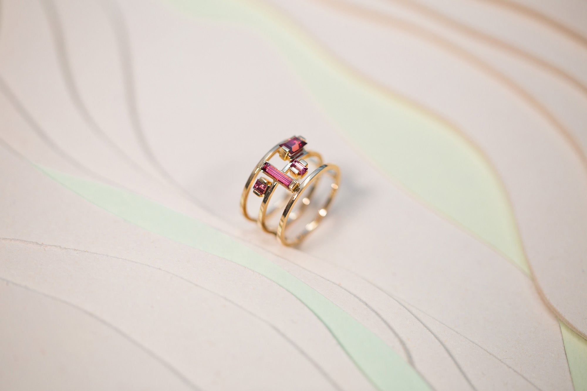 Bague Lapiaz Grenats