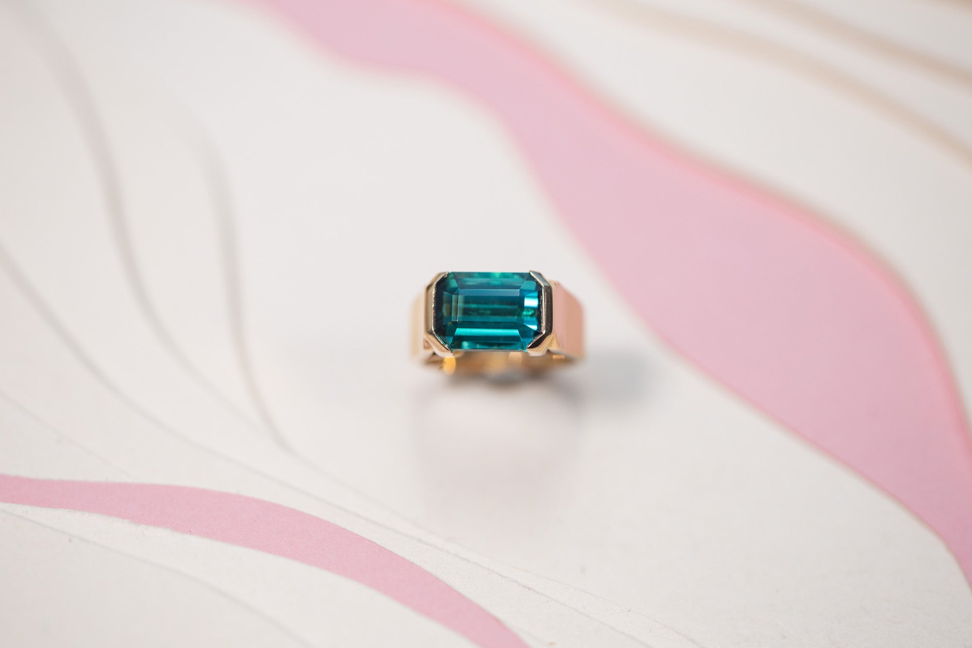 Bague Phénomène Tourmaline Indicolite